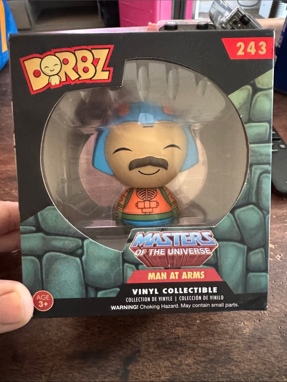 NIB Dorbz Masters of the Universe Man-At-Arms Vinyl Collectible. #243
